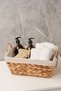 Claire - Multi-Purpose Wicker Basket with Inner Protection, with Handles, Metal Frame, Organizer, Organizer - 4
