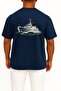 Oversize Tcg Kınalıada F-514 Unisex T-Shirt with Pocket and Back Design - 2