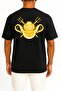 Oversize Diver Hood Unisex T-Shirt with Pocket and Back Design - 2