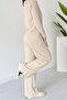 Women's Modal Fabric Polo Neck Long Sleeve Suit 3114 - 2