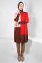 COLOR BLOCKED KNITWEAR TUNIC 44067 - 2