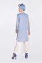 Silvery Tunic with Taste Sleeves 4324 - 3