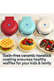 Mini Waffle Maker 10cm, Ceramic Coating, Compact, NC-WM100B - 5