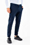 Men's 100% Cotton Slim Fit Chino Trousers Navy Blue - 4200 - 4