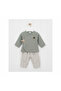 Muslin Double Breasted Suit |   Stylish and Comfortable Design |   1-12 Months - 2