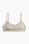Padded soft jersey bra