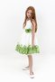 Colorful Floral White Girl's Dress - 4