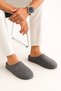 Fluffy House Slippers No Sound for Men Women with Fur Inside and Washable Guest Slippers - 2