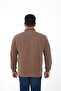 Men's Plus Size Winter Oversized Mink Polo Neck T-Shirt - 5