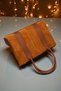 Women's Suede Handbag and Crossbody Bag. Shoulder Bag with Puppy. - 4