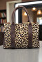 Women's Suede Handbag and Crossbody Bag. Shoulder Bag with Puppy. - 2