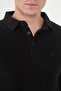 تي شيرت رجالي من Elite Comfort Basic شتوي أسود بياقة بولو - 4