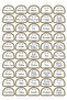 Spice Rack Glass Jar 300 Cc 32 Pieces and 8 Pieces Drawer Organizer Stand - 8