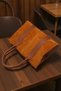 Women's Suede Handbag and Crossbody Bag. Shoulder Bag with Puppy. - 7