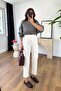 Collared Carrot Trousers - 2