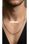 Figoro Chain Necklace 1 mm Stainless Steel 60 cm