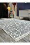 Double Sided Rug Modern Patterned Washable Cotton Woven Rug