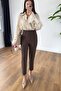 Collared Carrot Trousers - 3