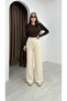 Cream Women's Comfortable Fit Knitwear Pants Size 36/38 .25701 - 3