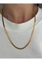 Italian Chain Necklace – Unisex Gold Shiny Steel Chain, Trendy and Stylish Design - 5