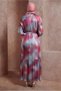 Belted Satin Dress 44563 - 3