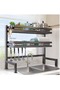 Dish Drying Rack For Kitchen Counter Top Organizer With Sink Drainer And Cutlery Shelf Optio - 2