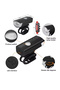 11081.10 USB Rechargeable Bike Light Front Light Red Taillight Easy to Install 3 Modes Bicycle Acces - 6