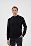 Half Fisherman Wool Black Knitwear Sweater - 3