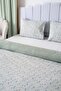 Clara Green Breathable Cotton Single Duvet Cover Set - 4
