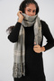 Women's Soft Textured Thick Shawl Scarf 15951 - F.Grey - 4