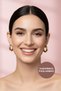Women's Anti-Allergic Waterproof and Sweatproof Non-Tarnish Daily Night Wedding Gold Gold Hoop Steel Earrings - 4