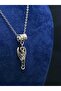 Bat Vampire Model Halloween Halloween-Themed Steel Pendant and Steel Chain Necklace - 3