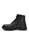 Black Fleece Inside Non-Slip Zippered Lace-Up Men's Boots 562 m - 4