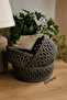 Handmade Jute Wicker 3-Piece Bathroom Basket Set Decorative Organizer Basket Set Towel Organizer Bohemian Bathroom Basket - 2