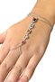 Melik 9215 4750 Five Element Colored Stone Steel Shahmeran Bracelet - 3