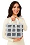 - Öznur 7392 5197 Hand Knitted Macrame and Puffy Thread Handbag / 25 cm X 30 cm
