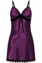 Satin Spaghetti Strap Nightdress Nightgown Lace Trim V Neck Chemise Y136 - 3