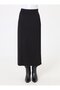 Soft Button Pocket Detailed Cardigan & Skirt Knitwear Set - Black - - 5