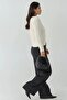 Round Neck Thick Hair Knit Sweater - 4