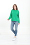 100% Organic Cotton Soft Textured Regular Fit Comfortable Cut Long Sleeve Crew Neck Combed Cotton T-Shirt - 3