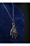 Skeleton Hand Design Scary Style Halloween Halloween Themed Steel Pendant - 2