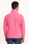 Unisex Pink Anti-Pilling Non-Pilling Standard Fit Full Zipper Cold-Proof Fleece Cardigan - 5