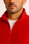 Unisex Red Anti-Pilling Non-Pilling Standard Fit Full Zipper Cold-Proof Fleece Cardigan - 4