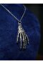 Skeleton Model Scary Hand Design Halloween Halloween Themed Steel Pendant - 6