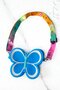 Blue Color Butterfly Figured Pop-It Children's Bag - 2