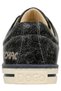 Women's Vegan Leather Black Sneakers - Agent of Chaos Design - 6