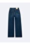 Vıonne H Wide Leg High Waist Jean Trousers - 2