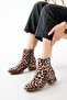 Rm-500 Leopard Heeled Zippered Casual Women's Boots - 2