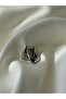 Silver Color Thick Earrings - 2