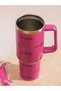 Lcw Accessories from Renkli̇mağazadan Mixed Barbie B Printed Metal Water Bottle with Straw 1000 ml - 3